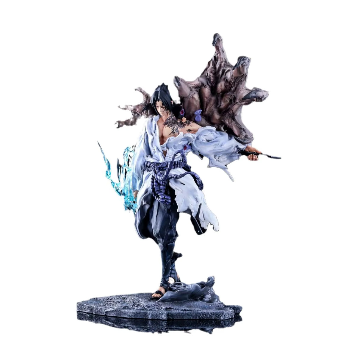Tiemu Anime Actionfigur Sasuke Uchiha und Kakashi Hatake aus PVC, mehrfarbige Statue für deinen Schreibtisch - Bild 5