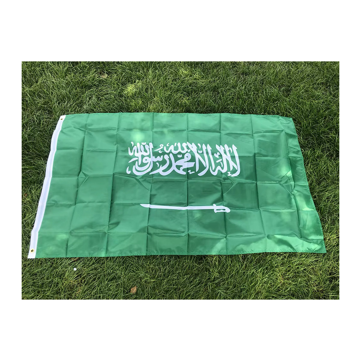 TIKI FLAGGE Saudi-Arabien Hängeflagge grün B: 150 cm, H: 90 cm - Bild 2