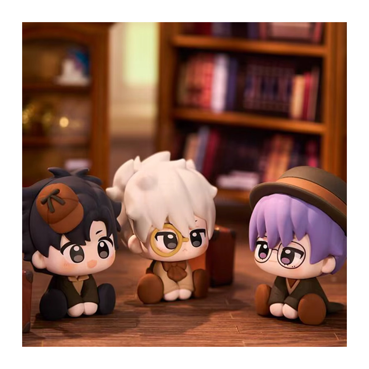 Time Agent Yingdu Academy Anime-Figur in Sitzposition als Blind Box Mystery Box aus Kunststoff, mehrfarbig - Bild 1