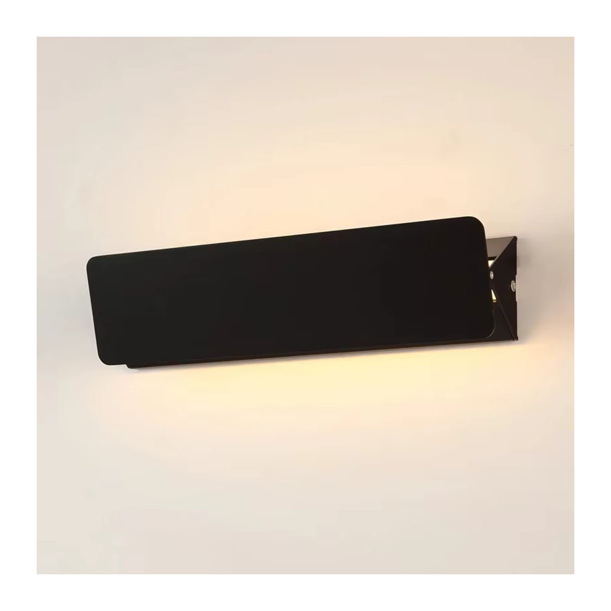 TIMULT LED Wandleuchte aus Aluminiumlegierung in Schwarz, verstellbarer Winkel, Warmweiß, minimalistisches Design - Bild 1