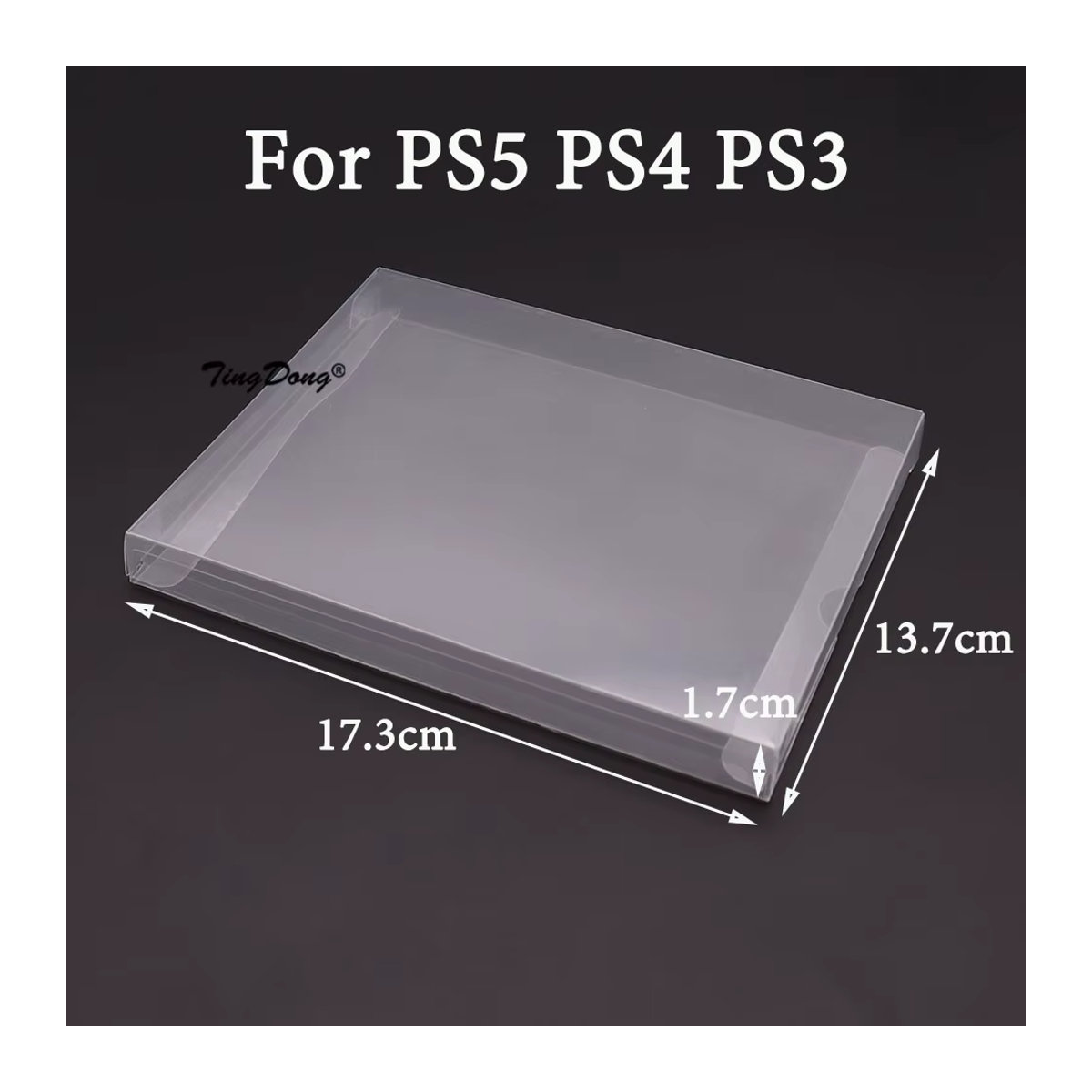 TingDong 20er Set Transparente Schutzhüllen aus PET für CIB Spiele Konsolenboxen N64 GBA GBC SNES NES PS5 PS4 PS3 PS2 - Bild 3