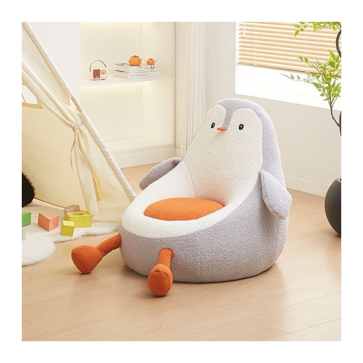 TINGFANG Lazy Sofa Avocado Kinder-Sofa in Grau - Bild 1