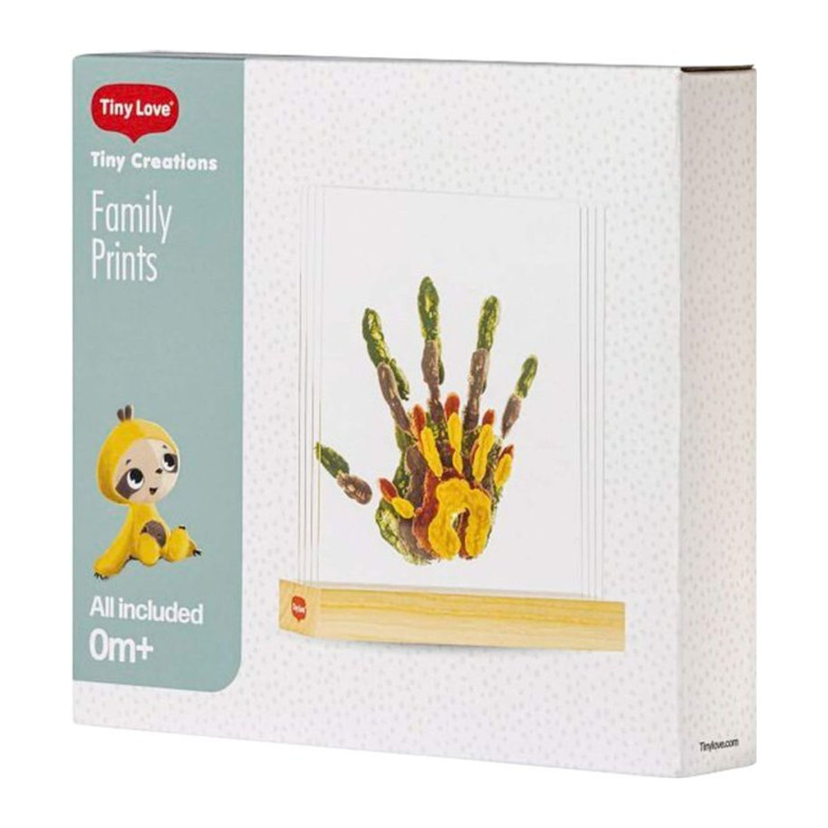 Tiny Love Abdruck-Set Family Prints Dekoration aus Holz und Acrylglas in Mehrfarbig - Bild 3