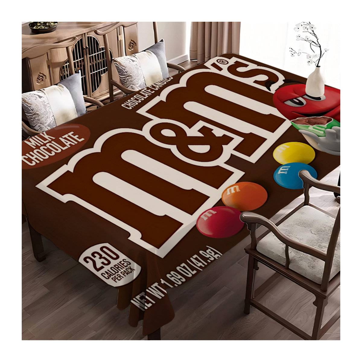 Tischdecke in Braun für Dinner-Partys, Hochzeiten und Bankette - Bild 1