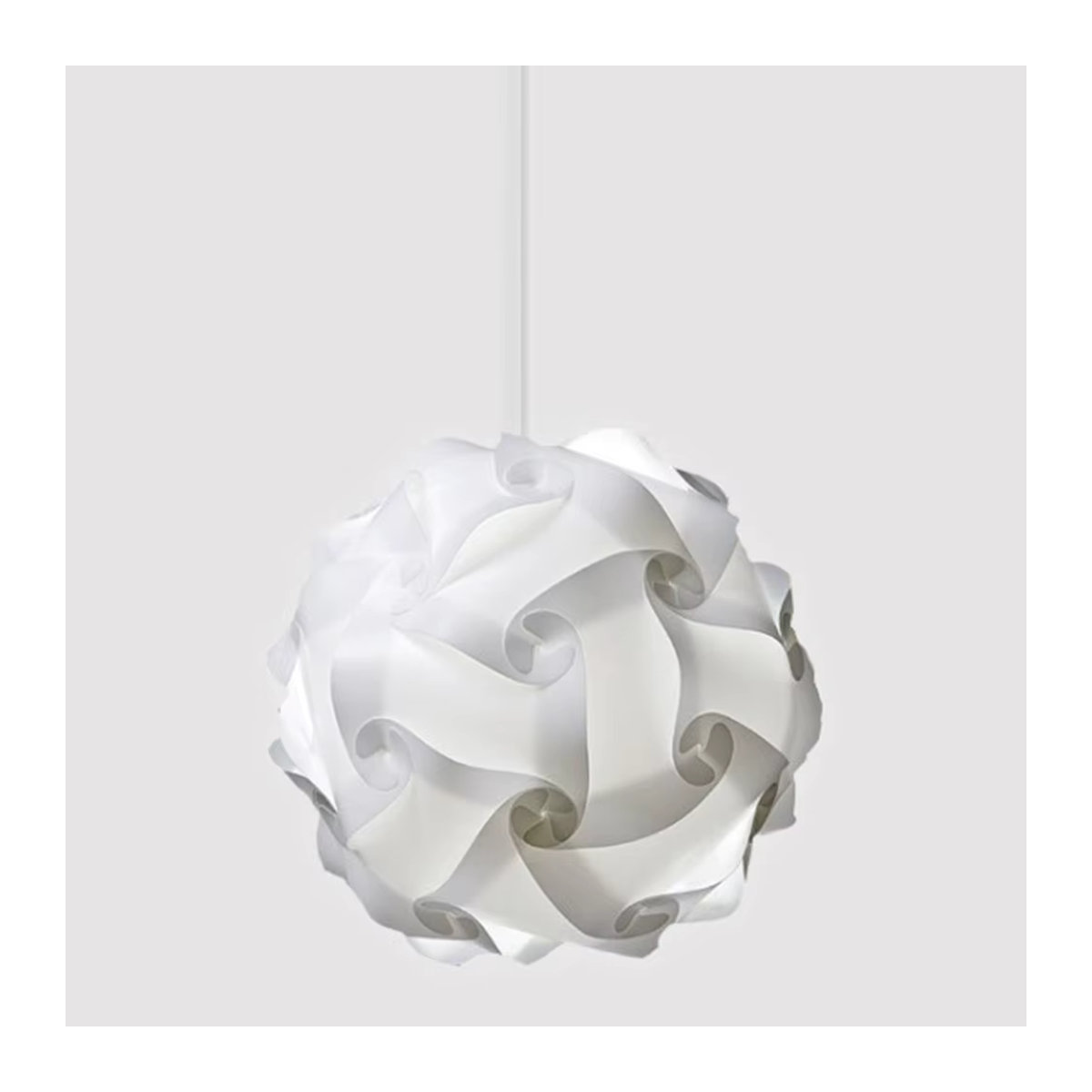 TITANFIRE ZK20 IQ Light Nordic Pendelleuchte in Weiß, moderne minimalistische Kugellampe aus Kunststoff - Bild 5