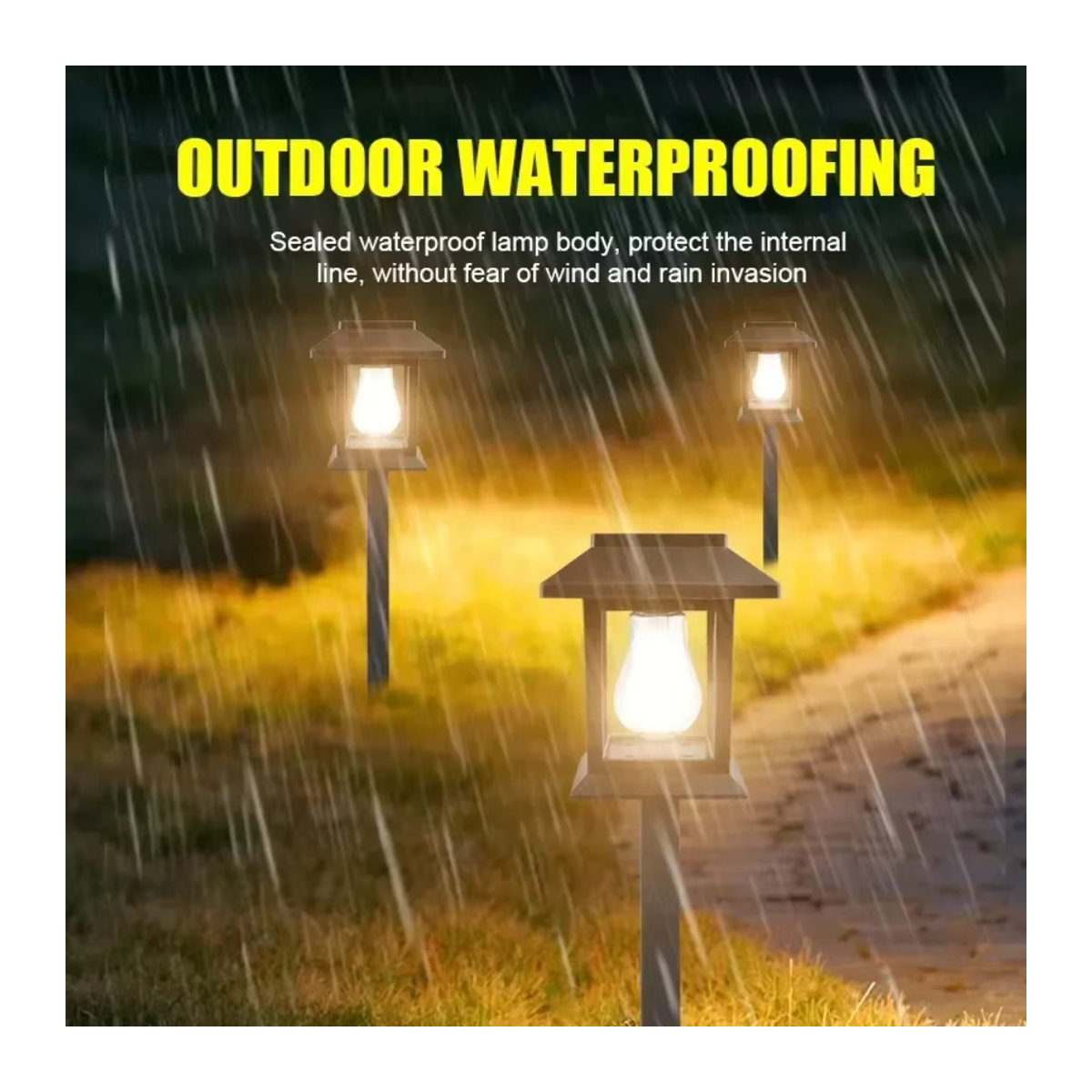 TLEDMP LED Solar Wegeleuchte Klassisch in Grün oder Schwarz für Garten und Hof wasserdicht - Bild 4