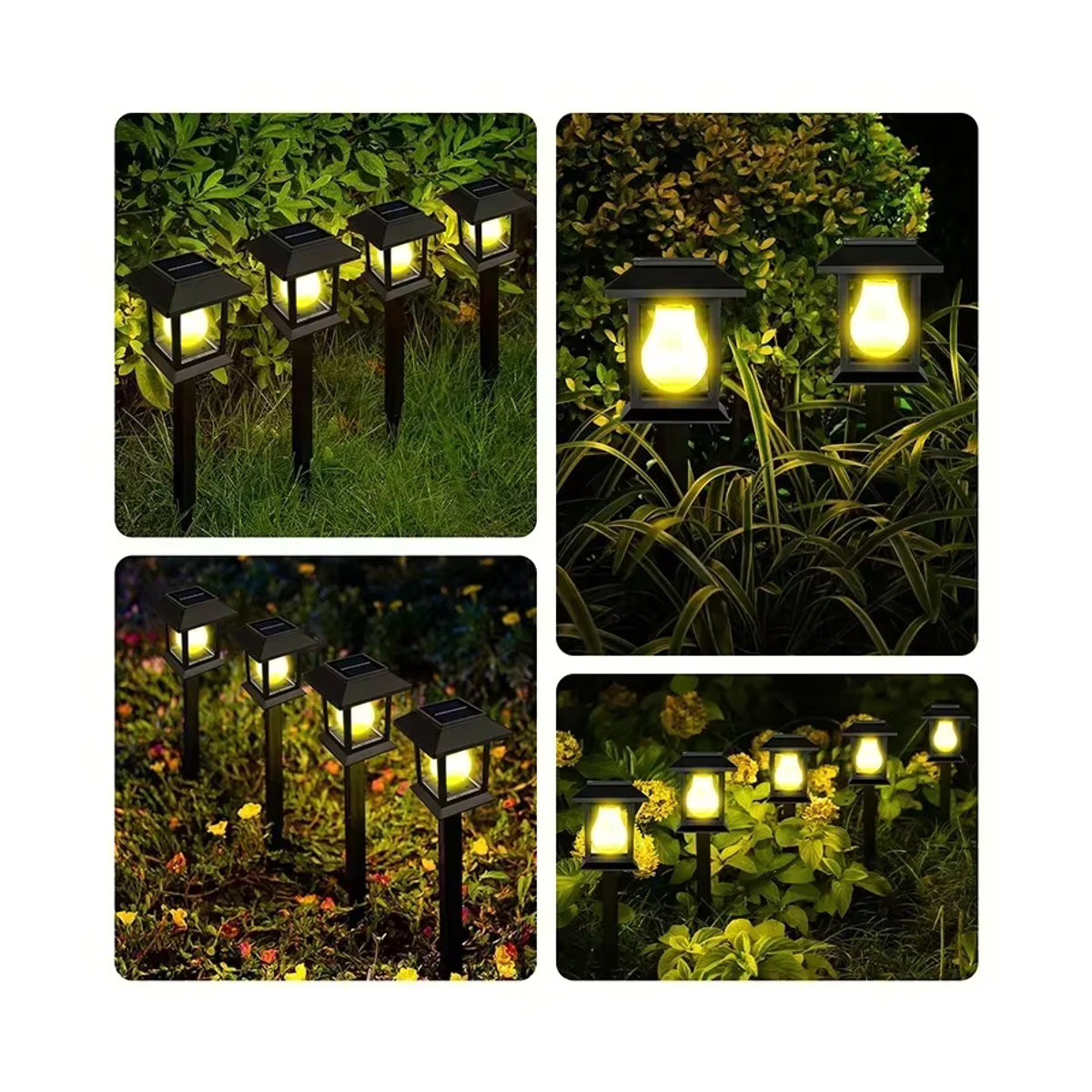 TLEDMP LED Solar Wegeleuchte Klassisch in Grün oder Schwarz für Garten und Hof wasserdicht - Bild 5