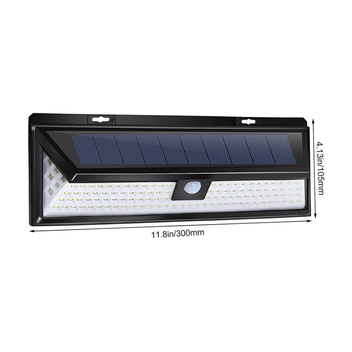 TLEDMP Solar-LED-Flutlicht mit Bewegungssensor und 3 Modi in Schwarz - Bild 6