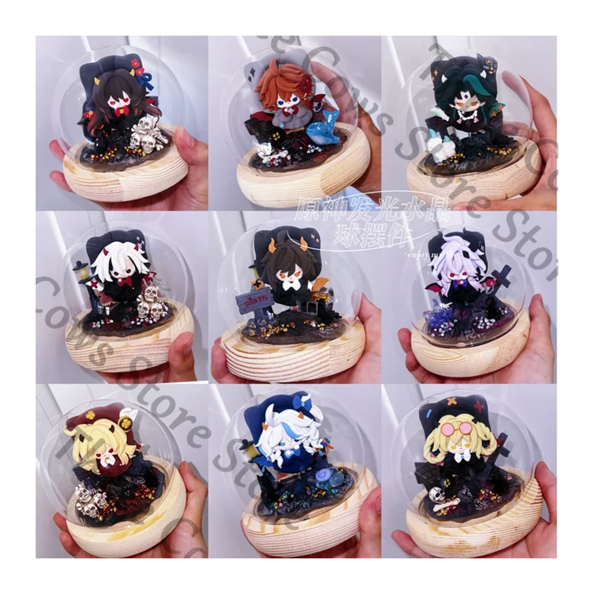 TLIT Genshin Impact Anime Cosplay Figuren Modell aus Kunstharz mehrfarbig - Bild 1