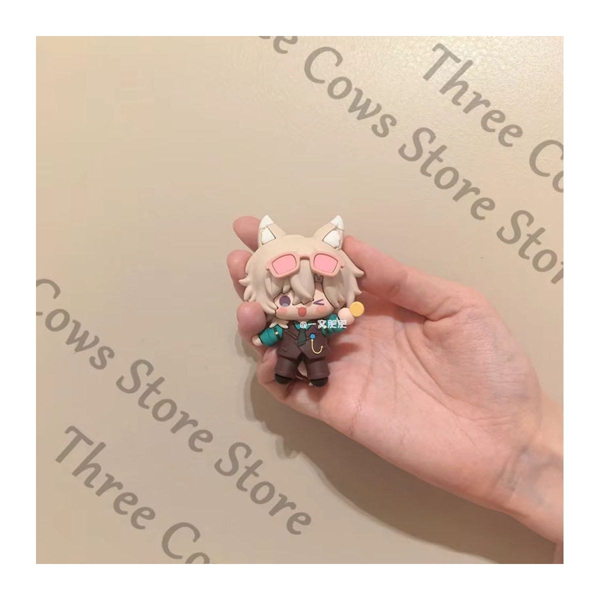 TLIT Honkai: Star Rail Aventurine Anime Miniatur-Figur aus Kunststoff, weiß, Höhe: 7,5 cm - Bild 2