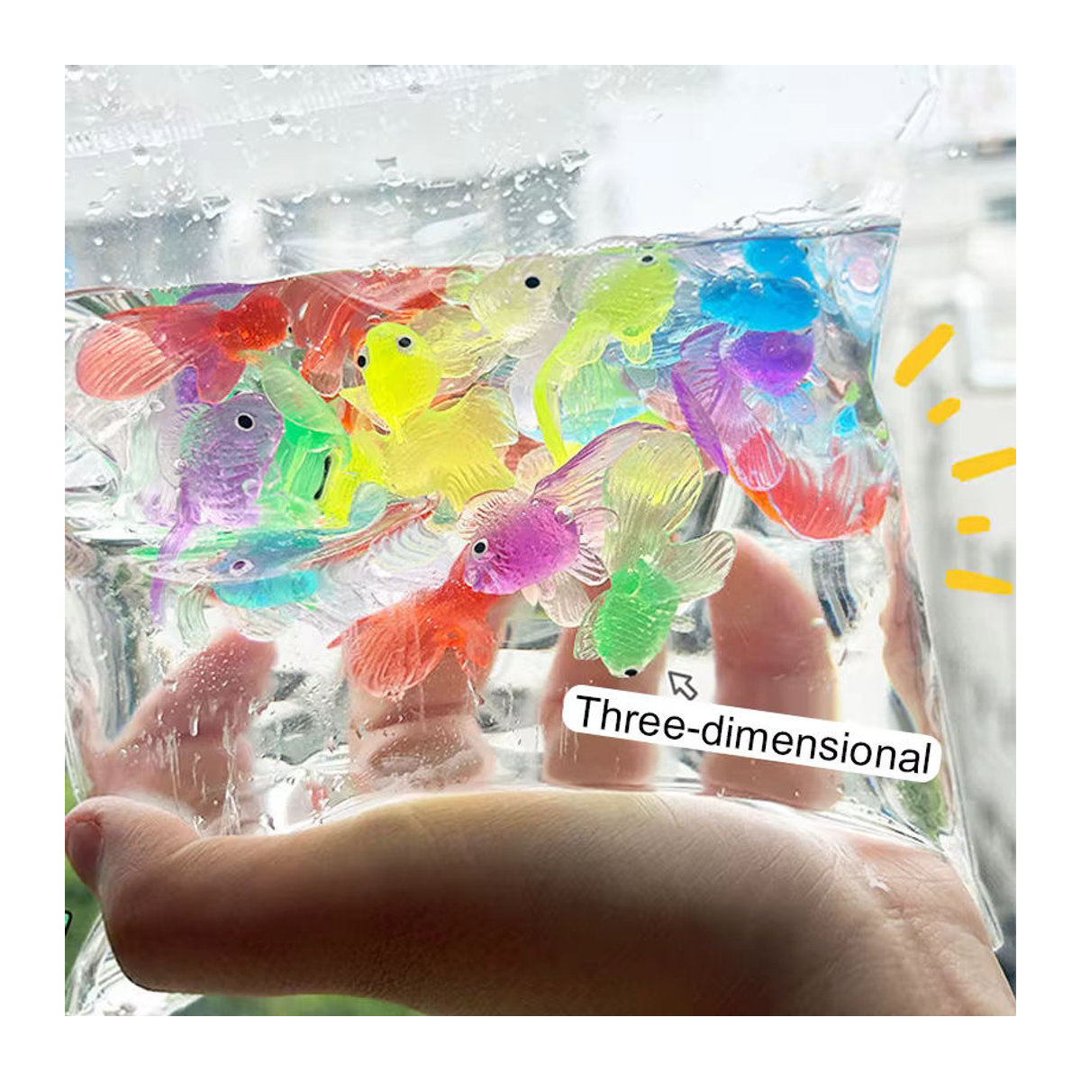 TMZ Bunte Dekofische aus Kunststoff für Aquarium und Wohnzimmer Dekoration, Mehrfarbig - Bild 2