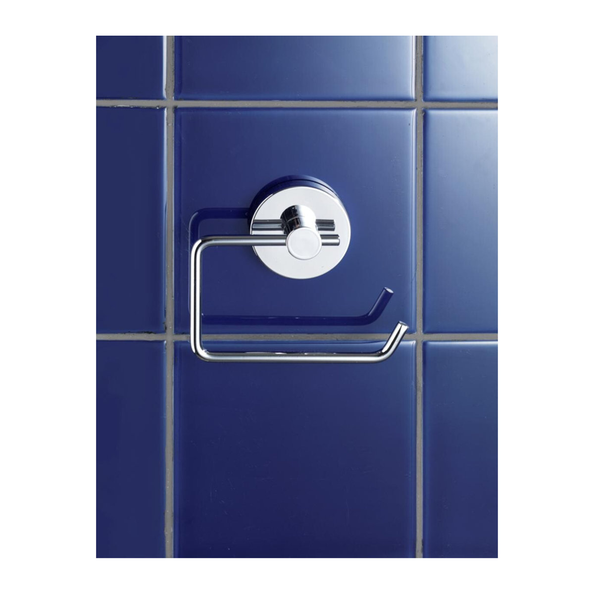 Toilettenpapierhalter aus Stahl in Chrom, B/H/L: 13,5 x 10,5 x 3,7 cm - Bild 2