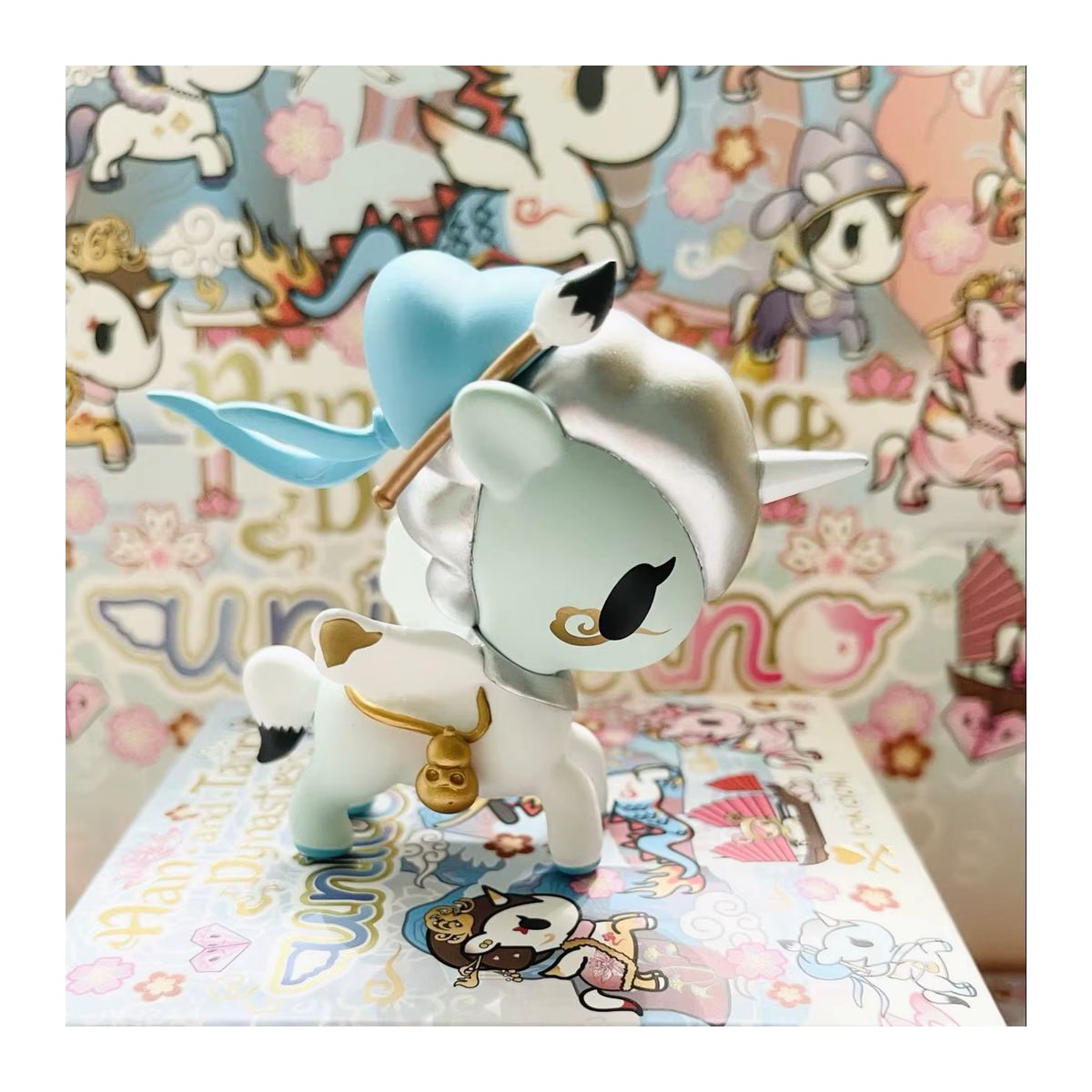 Tokidoki Einhorn Blindbox Dream Back To Han & Tang Serie – Mehrfarbige Schreibtischdekoration im orientalischen Stil mit floralen Elementen - Bild 4