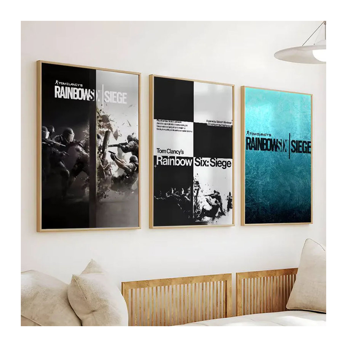 Tom Clancy's Rainbow Six Siege Wandkunst Mehrfarbiger selbstklebender wasserfester Aufkleber Rechteckig - Bild 5