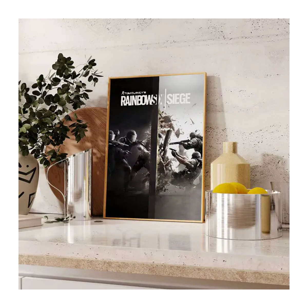 Tom Clancy's Rainbow Six Siege Wandkunst Mehrfarbiger selbstklebender wasserfester Aufkleber Rechteckig - Bild 6