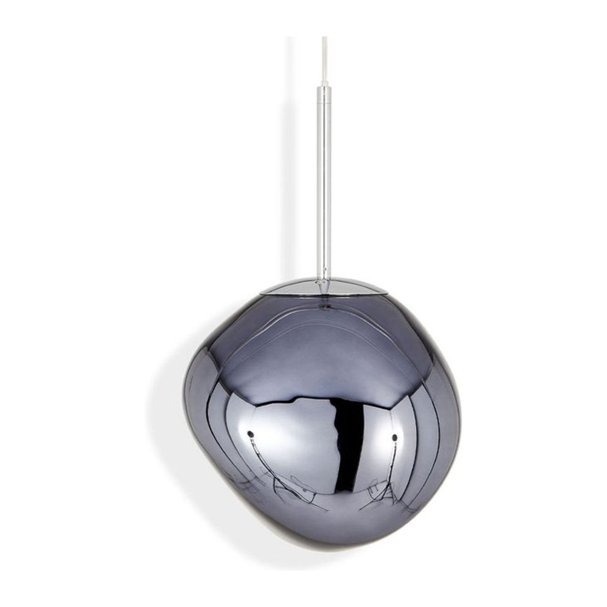 Tom Dixon Melt Mini LED-Pendelleuchte aus Glas in Grau mit warmweißem Licht - Bild 1