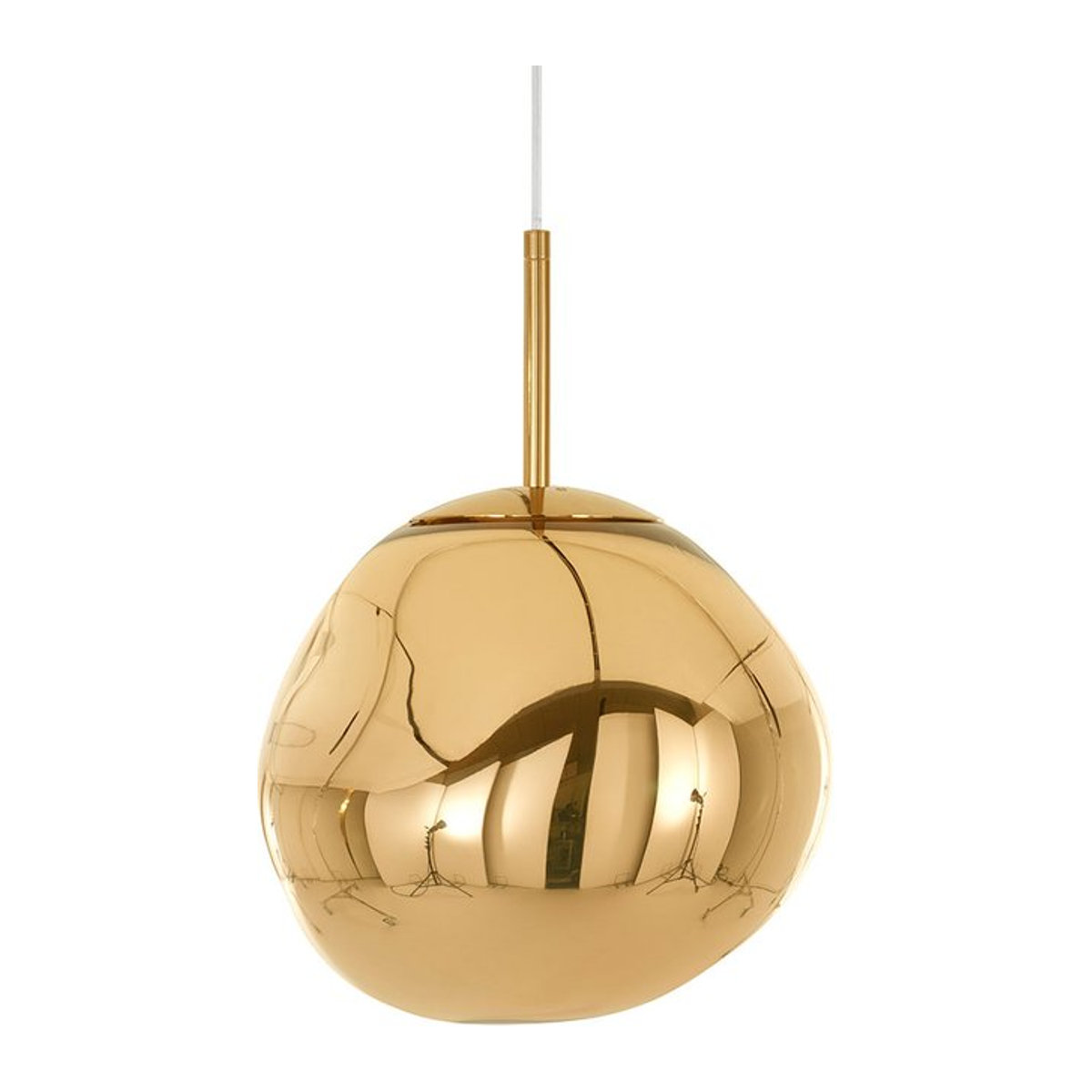Tom Dixon Melt Mini LED-Pendelleuchte in Gold mit warmweißem Licht - Bild 1
