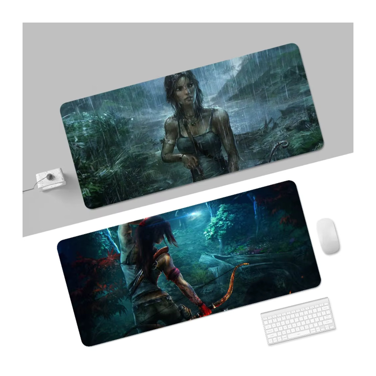 Tomb Raider Gaming Mousepad für Gamer, mehrfarbig, B/T: 90 x 40 cm - Bild 2