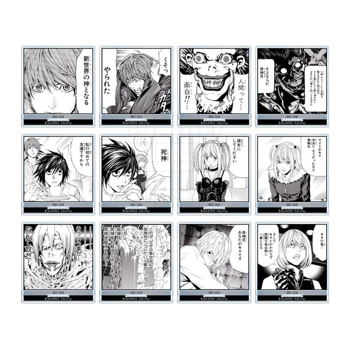 Tomoontoy Anime Acryl Aufsteller Death Note Misa Amane Licht L Lawliet Ryuk Mehrfarbig - Bild 1