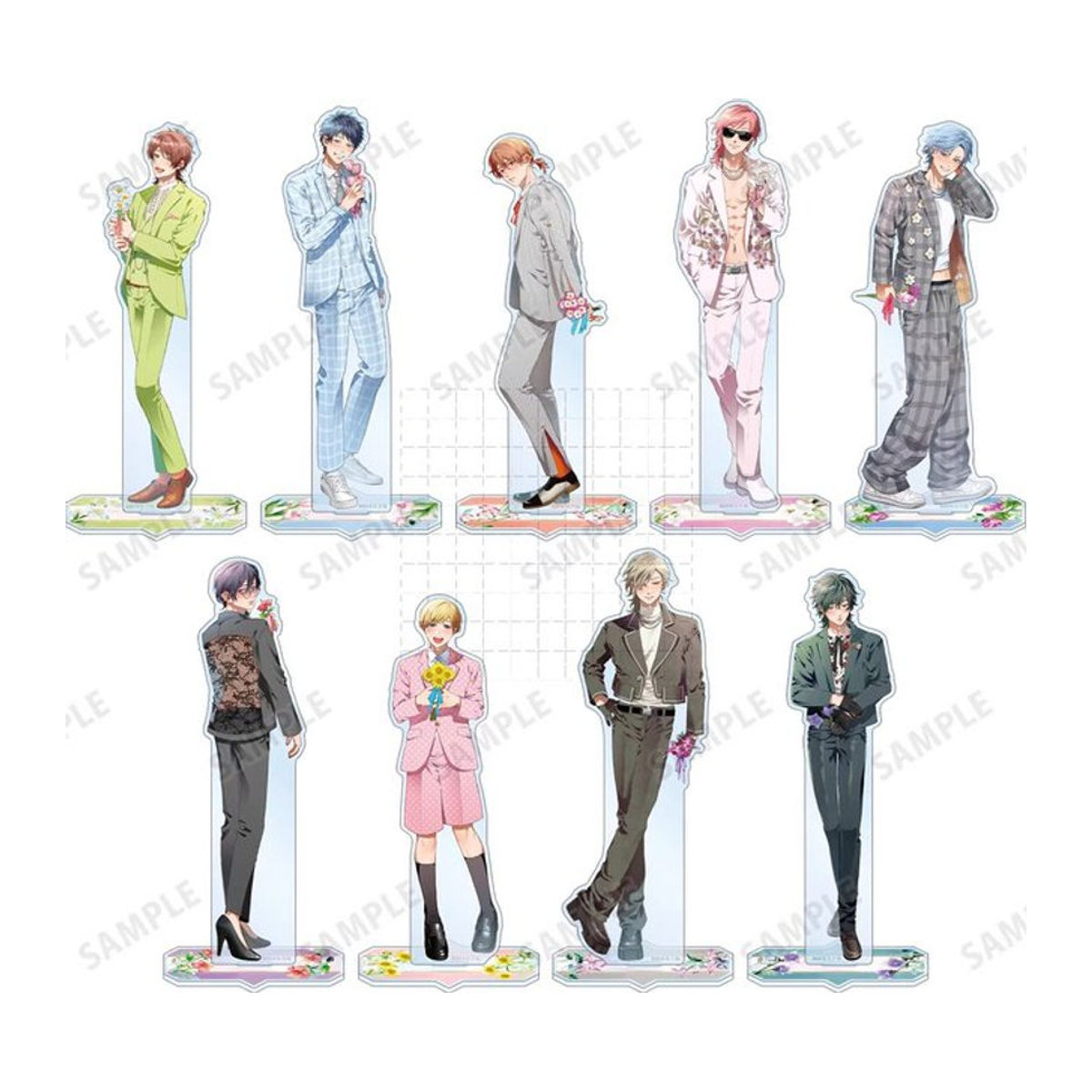 Tomoontoy Anime Acryl-Figuren Set aus Kunststoff, mehrfarbig, dekorative Anime-Puppen - Bild 1