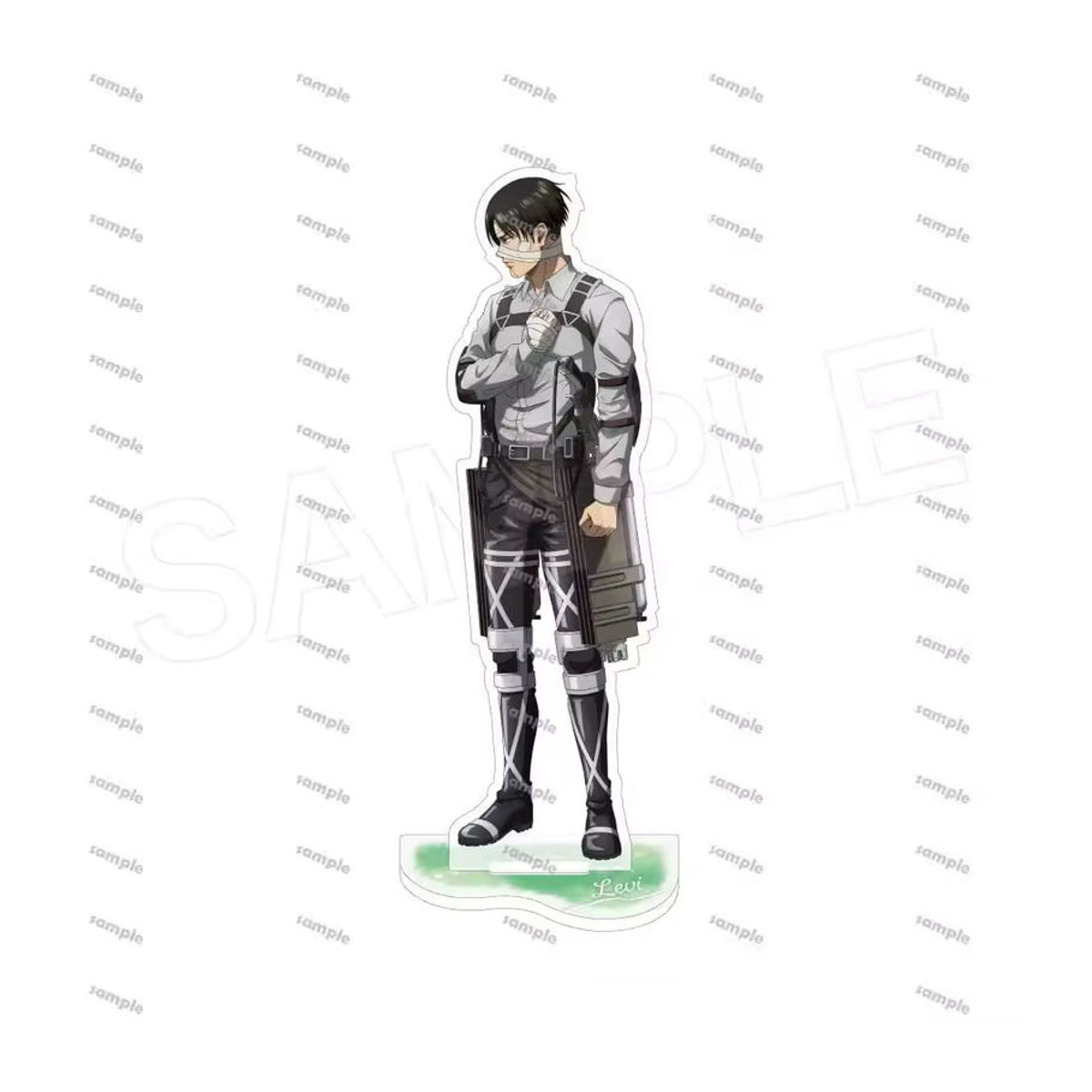 Tomoontoy Anime Acryl Standfigur mit Eren Yeager, Mikasa Ackerman, Levi und Hange Zoe als mehrfarbiges Dekorationsmodell aus Kunststoff - Bild 2