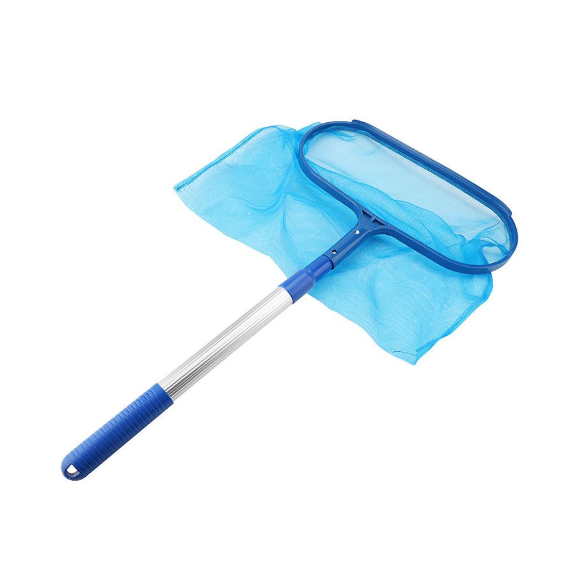 TOMTOP JMS Bladschöpfer für Pool und Teich mit Teleskopstange in Blau aus ABS und Mesh - Bild 2