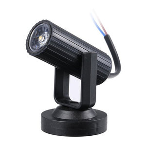 TOMTOP JMS LED Mini Spot Lampe Rot für Bühnenbeleuchtung und Party Dekoration