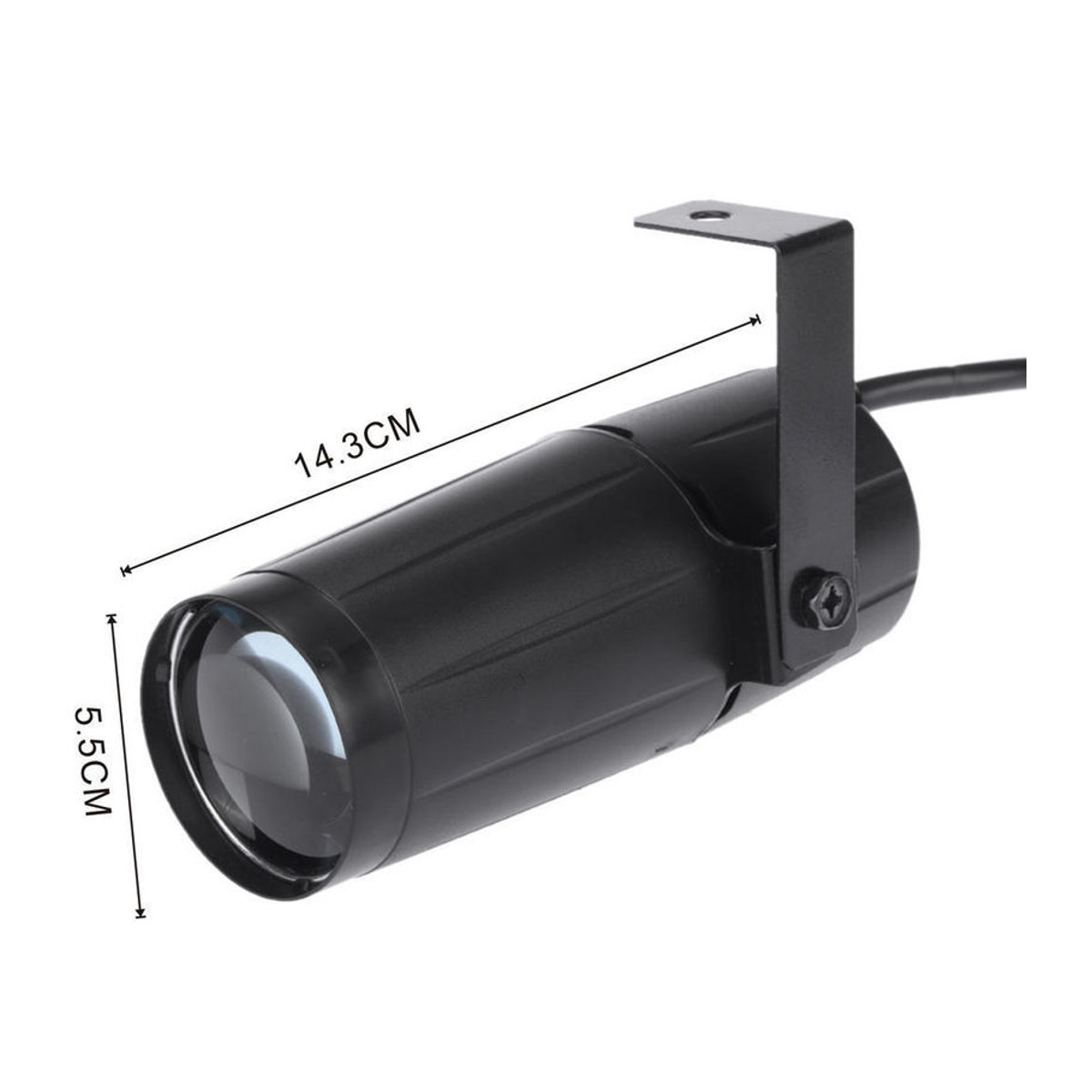 TOMTOP JMS LED Projektor mit 5 W kaltweißem Lichtstrahl für Party und Bühnenbeleuchtung - Bild 2
