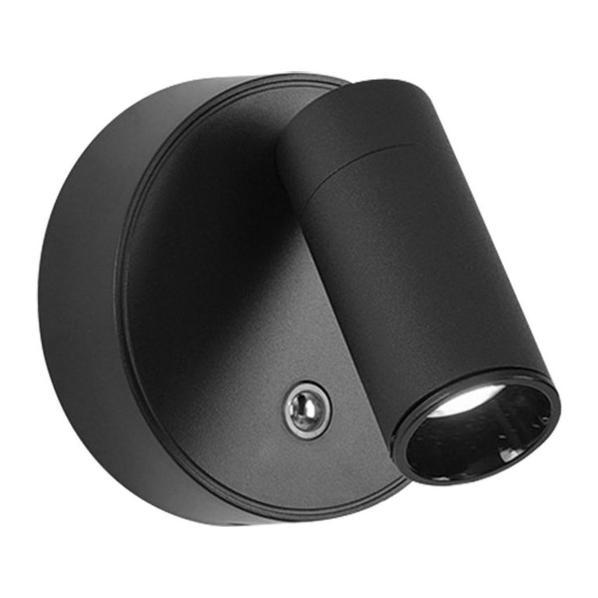 TOMTOP JMS Moderne Magnetische LED Wandleuchte mit Touch-Schalter und Dimmfunktion, Strahler für Schlafzimmer und Nachttisch, Schwarz/Weiß, Neutralweiß - Bild 1