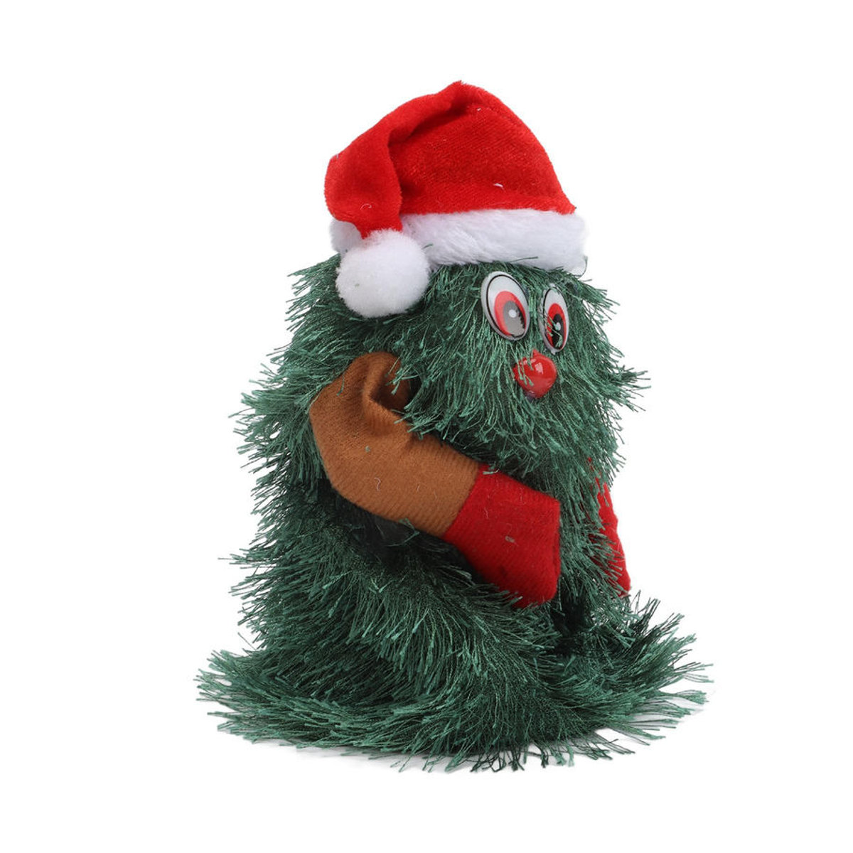 TOMTOP JMS Musikalischer Weihnachtsbaum für den Tisch als rotierende Pflanzen-Figur in Grün - Bild 5