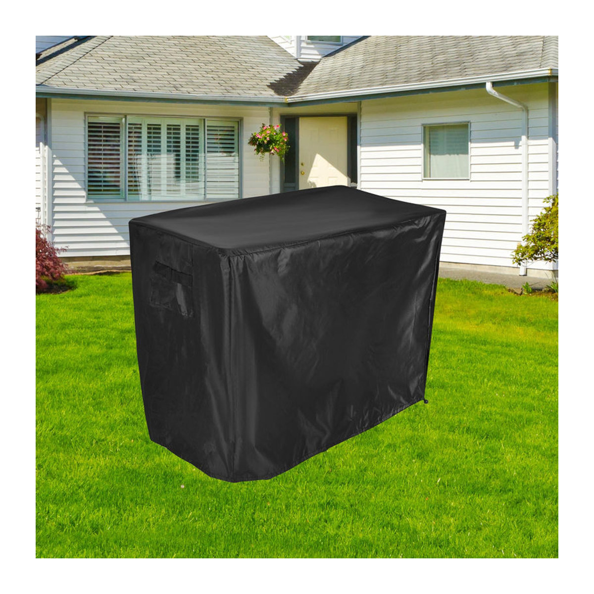 TOMTOP JMS Outdoor Vorbereitungstischabdeckung aus 420D Polyester, wasserdicht und belastbar, Schwarz, B: 101,6 cm, T: 61 cm, H: 81,3 cm - Bild 2
