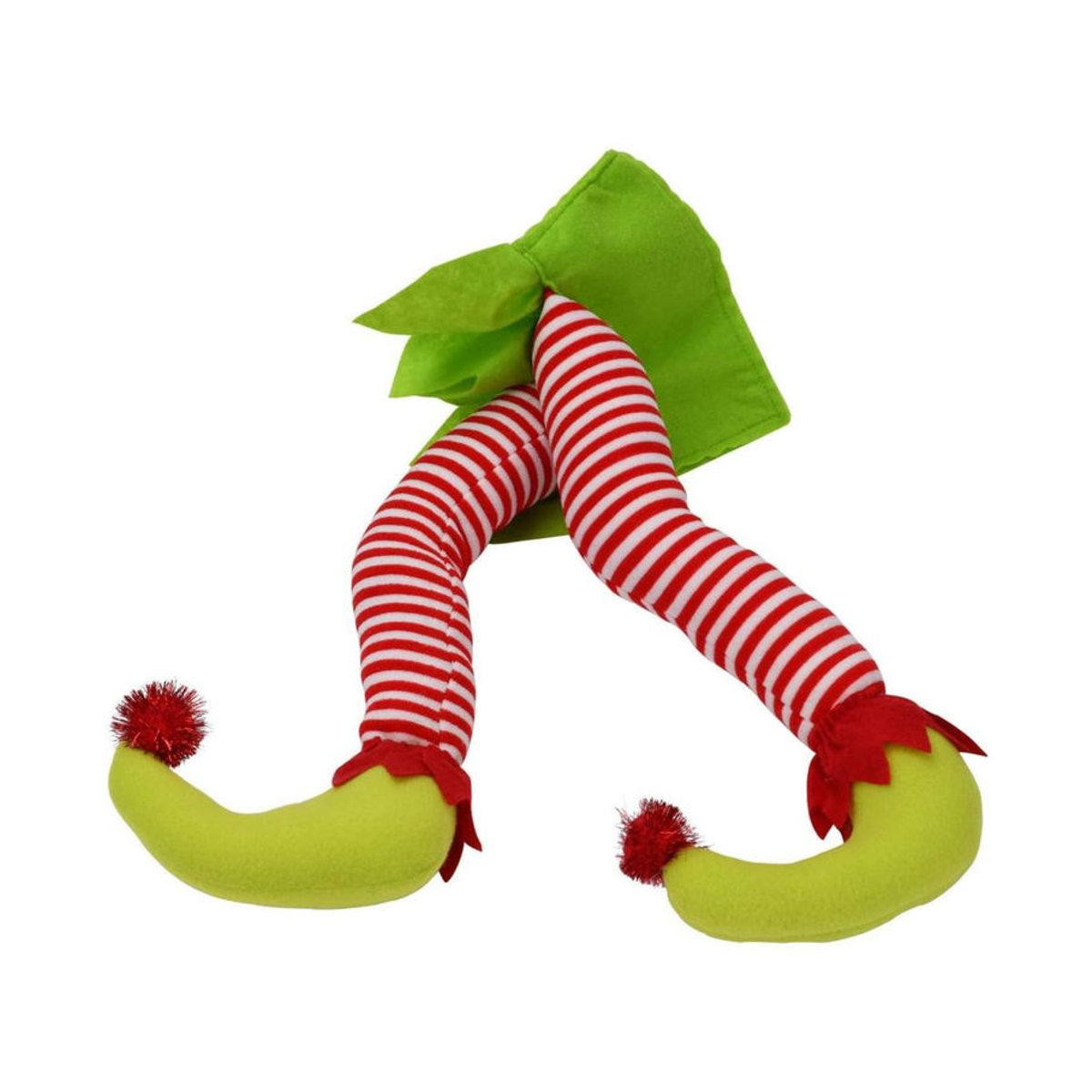 TOMTOP JMS Weihnachtself als hängende Weihnachtsdekoration aus Textil, mehrfarbig - Bild 4