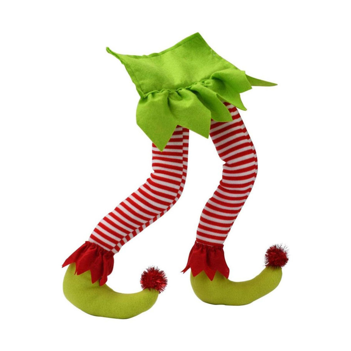 TOMTOP JMS Weihnachtself als hängende Weihnachtsdekoration aus Textil, mehrfarbig - Bild 6