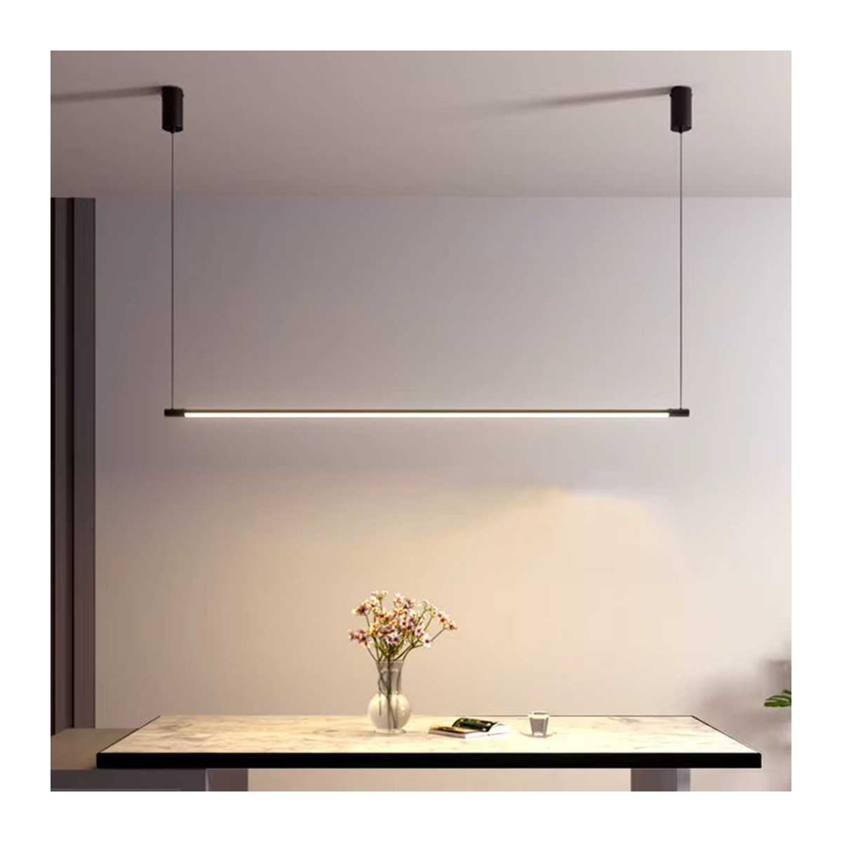 TONDI LED Kronleuchter im skandinavischen Design Schwarz - Bild 2