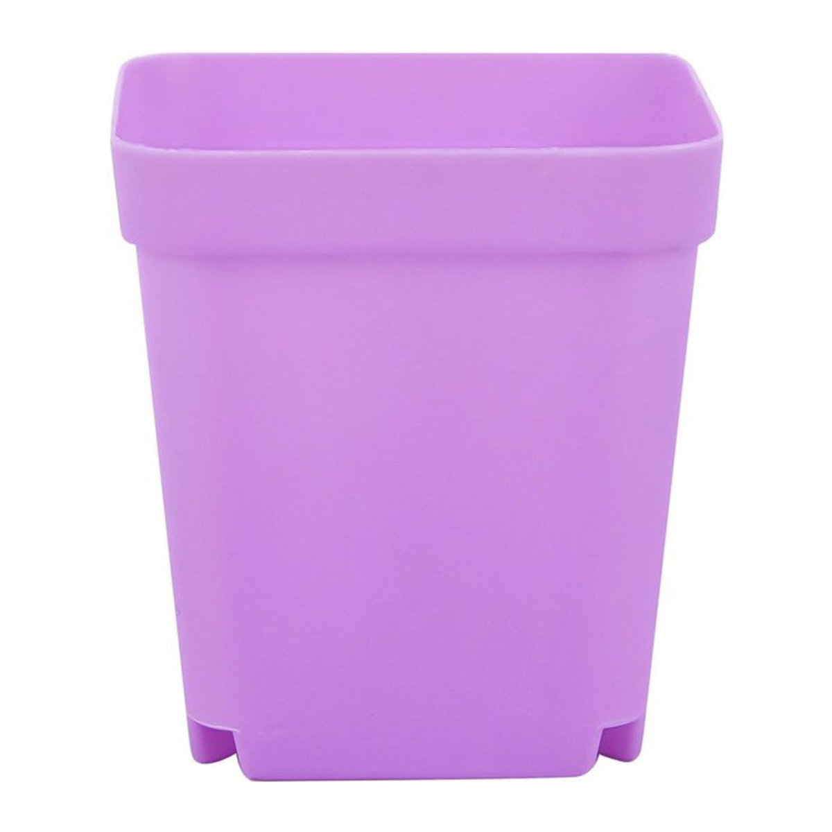 Tooarts Blumentopf aus Kunststoff in Violett, quadratischer Pflanztopf für Dekoration und Garten - Bild 1