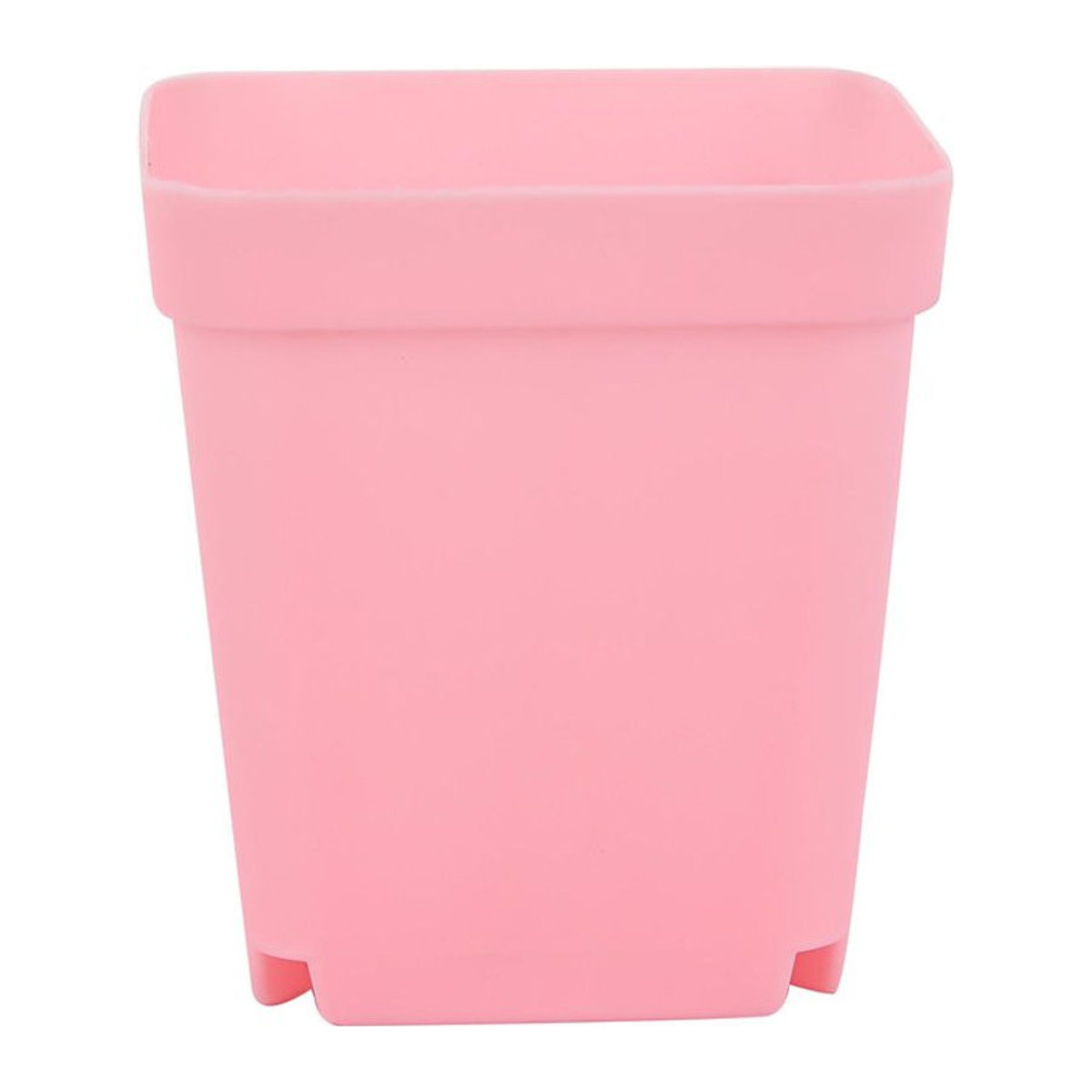 Tooarts Blumentopf in Rosa, quadratischer Pflanzkübel aus Kunststoff für Balkon und Garten - Bild 1