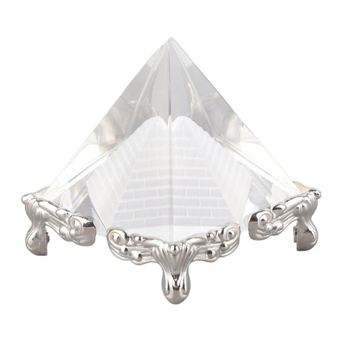 Tooarts Kristall-Pyramide aus Quarzstein in transparent für deine Wohndekoration - Bild 1