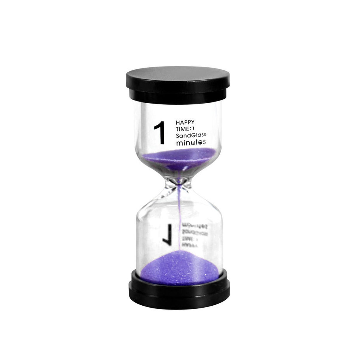 Tooarts Sanduhr Set aus Glas in 6 verschiedenen Zeitintervallen 1/3/5/10/15/30 Minuten, mehrfarbig, minimalistisches Design für Kinder und Spiele - Bild 2