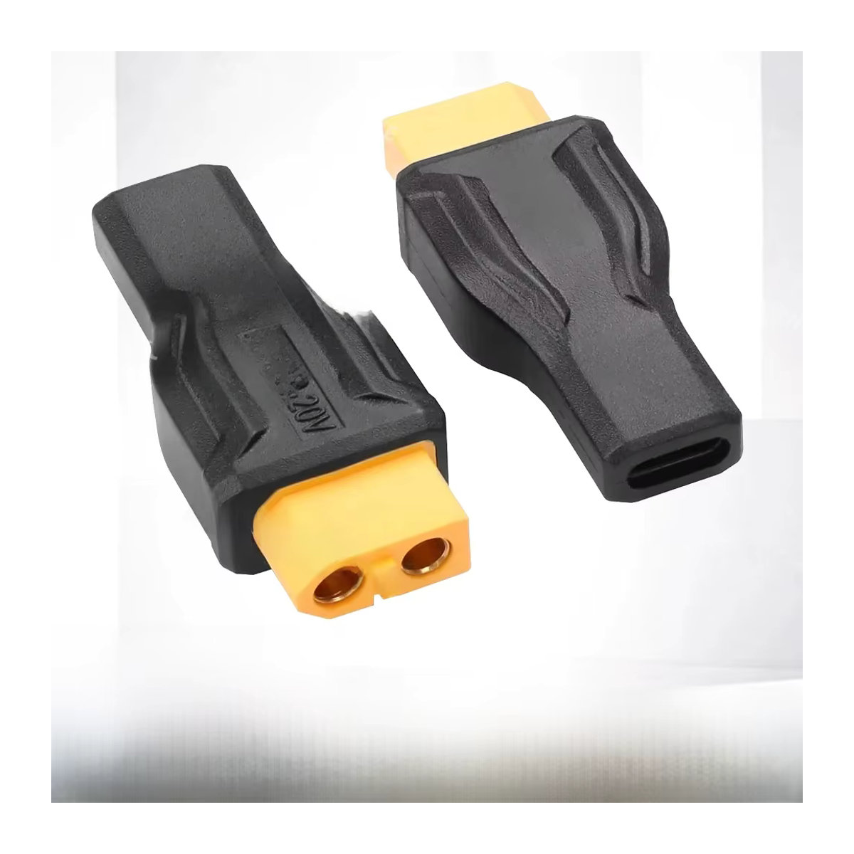 Toolkitrc USB-C auf XT60 Adapter, Typ C auf XT60 Ladeanschlussstecker für Energiespeicher und Außenstrom, Schwarz, 100 W - Bild 7