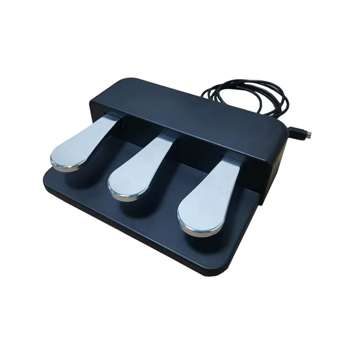 Tooyful 3-Pedaleinheit mit weichem Sostenuto-Sustain-Pedal in Schwarz für elektrische Klaviere und Tastaturen - Bild 7