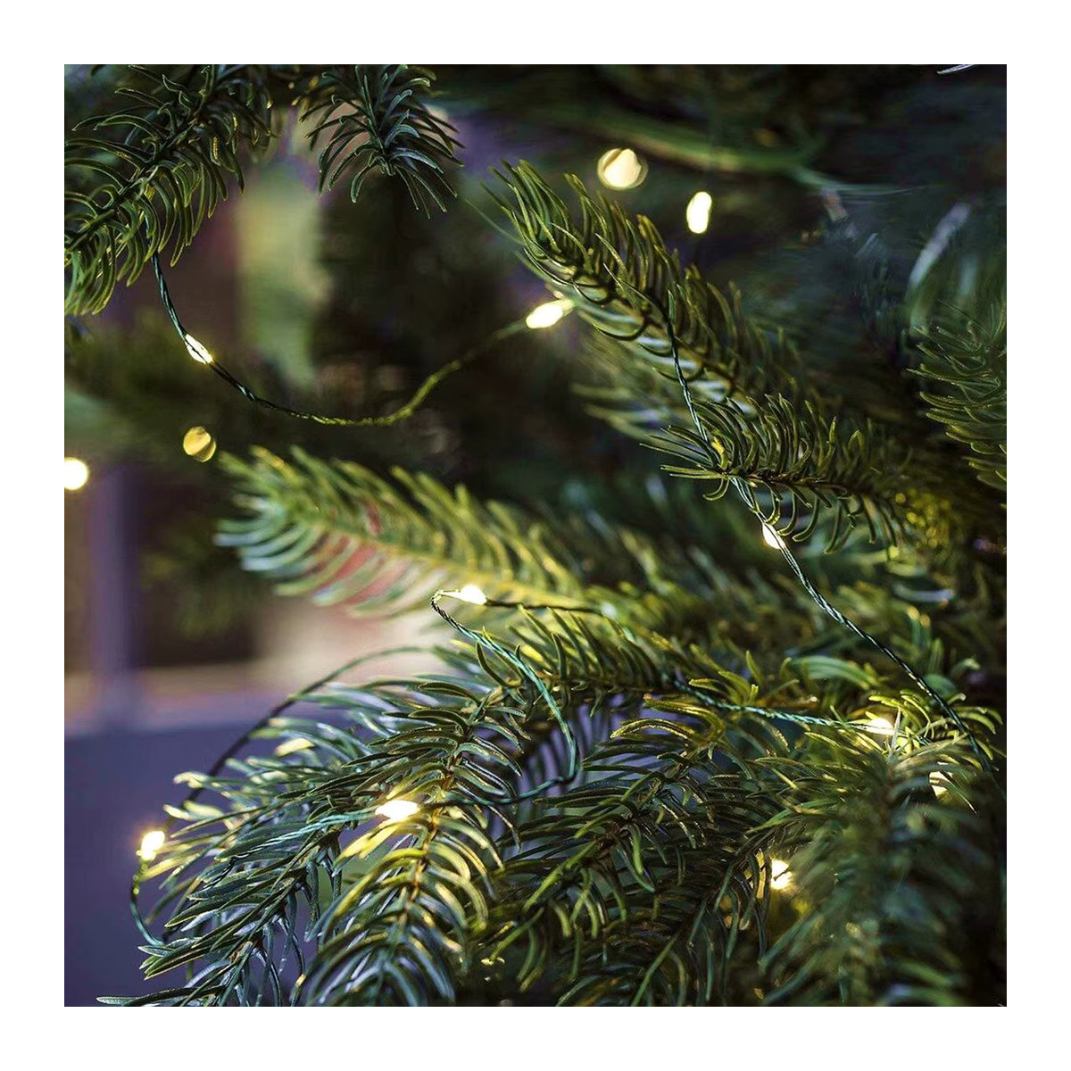 Topdii LED Fairy Lights mit grünem Kupferdraht und Fernbedienung für Hochzeit und Dekoration - Bild 2