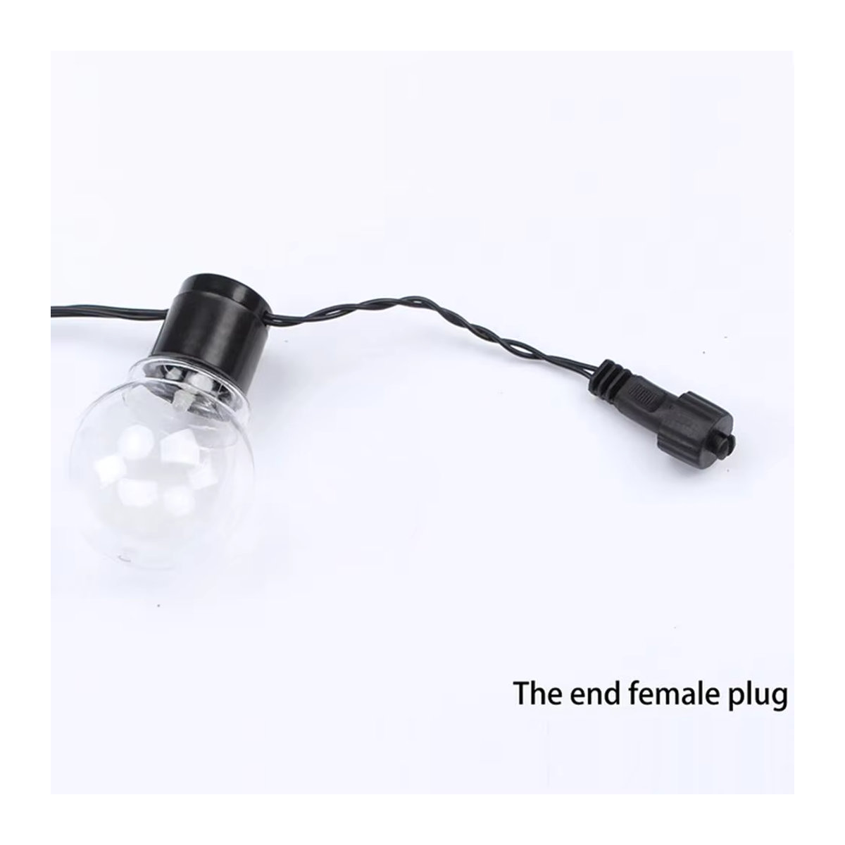 Topdii LED Globus Lichterkette im Industrial Design für Garten und Außenbereich, 6m bis 16m Länge - Bild 4