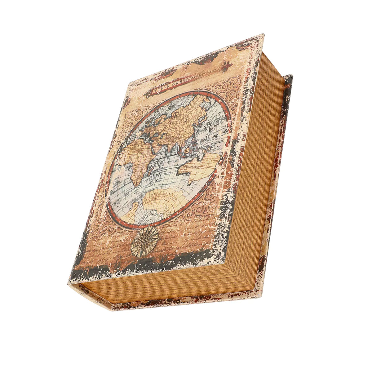 TOPINCN Dekorative Bücherbox im Vintage-Stil, mehrfarbig, Aufbewahrungskoffer aus Papier für Regal und Büro - Bild 6