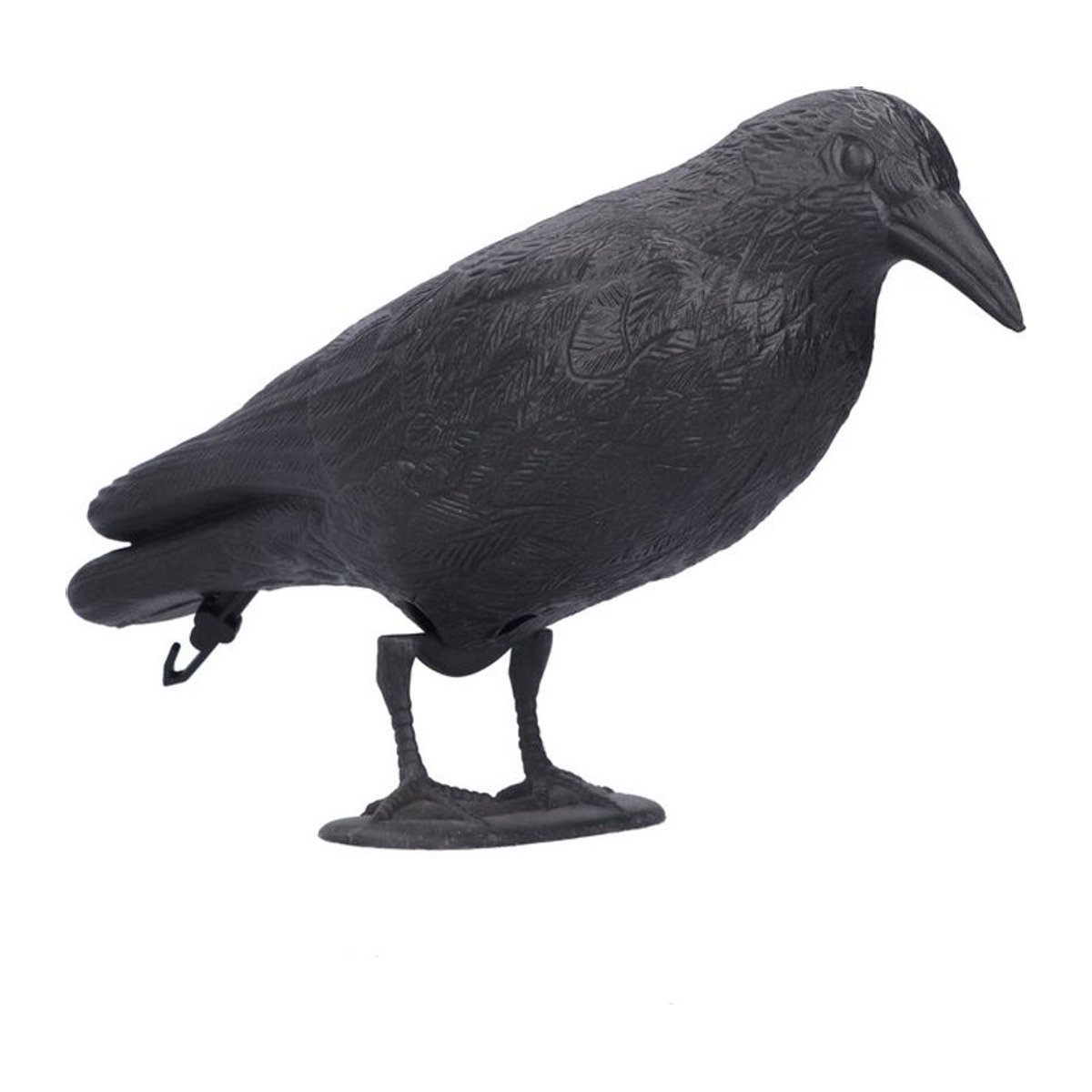 TOPINCN Krähe Decoy Simulation Kunststoff Krähe Statue als Jagdköder und Garten Dekoration - Bild 1
