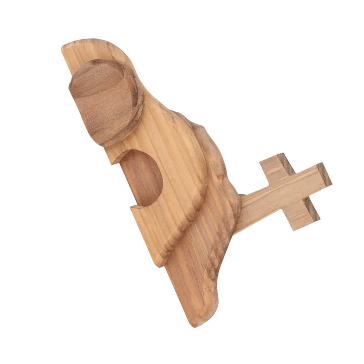 TOPINCN Oster-Dekoration Handgefertigter Grabstein aus Holz in Braun für Ostern und Hochzeiten - Bild 3