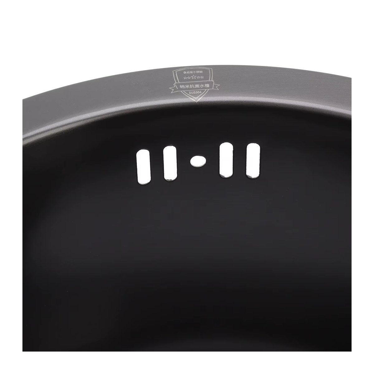 TOPINCN Single Bowl Küchenspüle Set aus Edelstahl in Schwarz mit großem Waschbecken und Abfluss im modernen Design - Bild 2