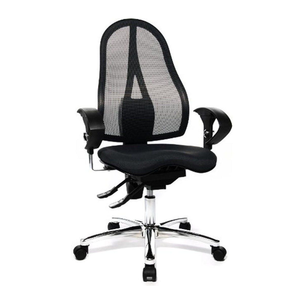 Topstar Bürostuhl Sitness 15 U2 mit Armlehnen und Netzstoff in Schwarz - Bild 2