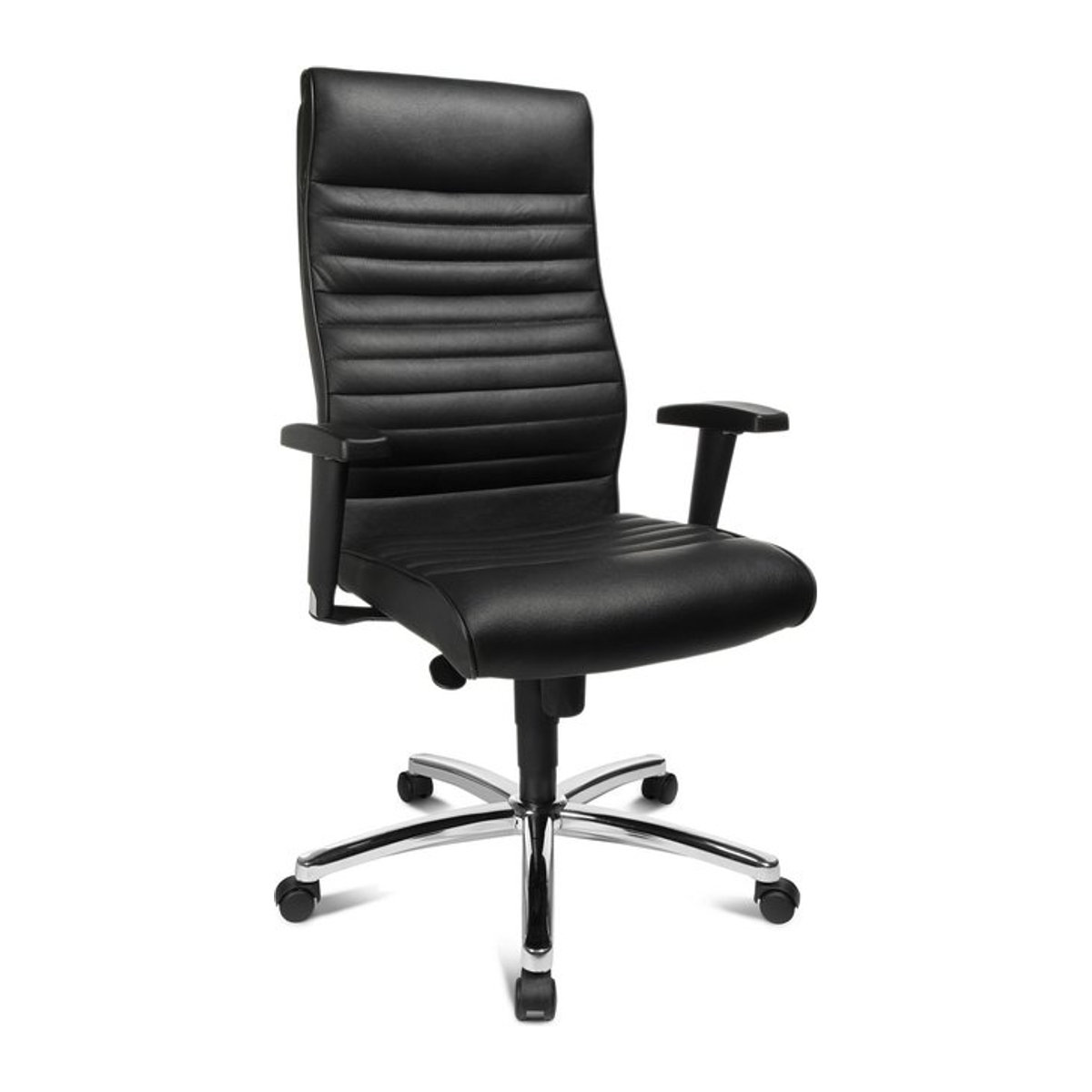 Topstar Chefsessel Profi Chief 100 in Schwarz mit Metallgestell - Bild 1
