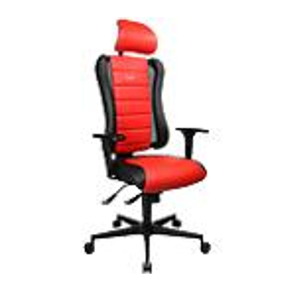 Topstar Gaming Stuhl SITNESS RS in Schwarz/Rot mit 3D-Sitzfläche, Synchronmechanik und Kopfstütze - Bild 2