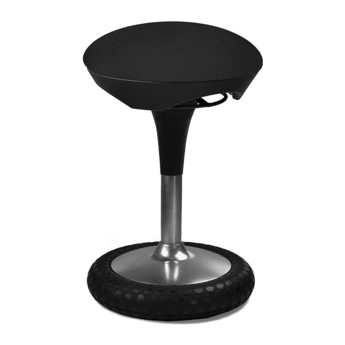 Topstar Sitness 20 Ergonomiestuhl als Stehhilfe aus Stoff in Schwarz mit Chromgestell - Bild 1